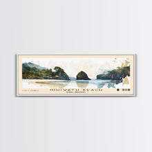 Load image into Gallery viewer, Nihiwatu Beach, Sumba, Indonesia Watercolor Print, Vacation Gift, Sumba, Indonesia Wall Art, Beach Painting, Beach Decor, Beach Or Lakehouse Art
