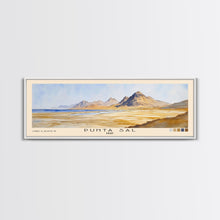 Load image into Gallery viewer, Punta Sal, Peru Watercolor Beach Print, Vacation Gift, Peru Wall Art, Beach Painting, Beach Decor, Beach Painting
