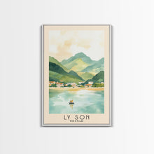 Load image into Gallery viewer, Ly Son, Vietnam Watercolor Print, Vacation Gift, Vietnam Wall Art, Beach Painting, Beach Decor, Beach Or Lakehouse Art
