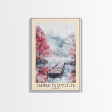 Cargar imagen en el visor de la galería, Sakurai Futamigaura, Japan Watercolor Beach Print, Vacation Gift, Japan Wall Art, Beach Painting, Beach Decor, Beach Painting
