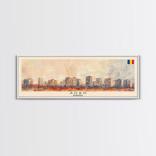 Carregar imagem no visualizador da galeria, Arad Romania Travel Art, City Art, Framed Canvas Print or Metal Wall Art, Europe Travel Poster, Panoramic Wall Art, Extra Wide Wall Art
