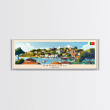 Load image into Gallery viewer, Barreiro Portugal Travel Print Wall Art, Panoramic City Art, Travel Art, Wall Decor, Vacation Gift, Framed Canvas Print Or Metal Art

