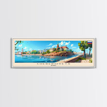 Cargar imagen en el visor de la galería, Cherepovets Russia Travel Print Wall Art, Panoramic City Art, Travel Art, Wall Decor, Vacation Gift, Framed Canvas Print Or Metal Art
