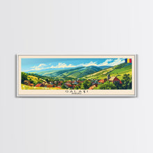 Cargar imagen en el visor de la galería, Galati Romania Travel Art, City Art, Framed Canvas Print or Metal Wall Art, Europe Travel Poster, Panoramic Wall Art, Extra Wide Wall Art
