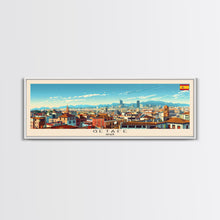 Load image into Gallery viewer, Getafe Spain Panoramic Travel Poster, Framed Canvas Print or Metal Wall Art, Travel Art, Home Decor, Panoramic Painting, Midcentury Art

