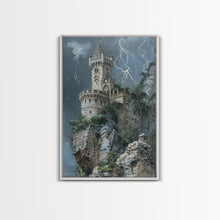 Carregar imagem no visualizador da galeria, Ghostly Forest Path, Halloween Art, Spooky Wall Decor, Framed Canvas Print, Creepy Art, Halloween Wall Decor, Seasonal Wall Art
