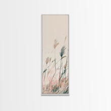 Carregar imagem no visualizador da galeria, Autumn Forest Scene Pine Trees Giant Sun Skinny Art Tall Art Framed Canvas Print Japanese Style Art Ukiyo-e Art Wood Block Print Scenic
