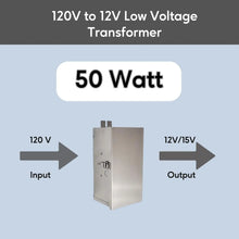 Carregar imagem no visualizador da galeria, 50W Low Voltage Landscape Lighting Transformer | 12V - 15V
