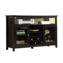 Carregar imagem no visualizador da galeria, 51&quot; Wide Wood Cupboard Buffet Storage Cabinet with Wine Rack for 12-Bottles
