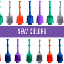Cargar imagen en el visor de la galería, Bellows Accordion Toilet Plunger (Purple)
