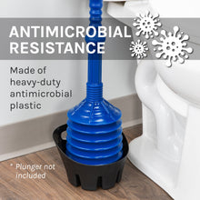 Carregar imagem no visualizador da galeria, Antimicrobial Universal Drip Tray for Toilet Plunger (Black)
