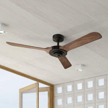 Cargar imagen en el visor de la galería, 52&quot; Aerofanture Industrial DC Motor Downrod Mount Reversible Ceiling Fan with Lighting and Remote Control
