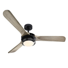 Cargar imagen en el visor de la galería, 52&quot; Aerofanture Industrial DC Motor Downrod Mount Reversible Ceiling Fan with Lighting and Remote Control
