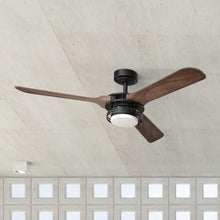 Cargar imagen en el visor de la galería, 52&quot; Aerofanture Industrial DC Motor Downrod Mount Reversible Ceiling Fan with Lighting and Remote Control
