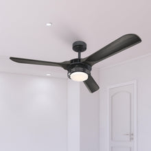 Cargar imagen en el visor de la galería, 52&quot; Aerofanture Industrial DC Motor Downrod Mount Reversible Ceiling Fan with Lighting and Remote Control
