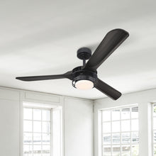 Cargar imagen en el visor de la galería, 52&quot; Aerofanture Industrial DC Motor Downrod Mount Reversible Ceiling Fan with Lighting and Remote Control
