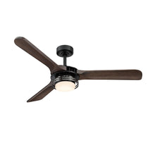 Cargar imagen en el visor de la galería, 52&quot; Aerofanture Industrial DC Motor Downrod Mount Reversible Ceiling Fan with Lighting and Remote Control
