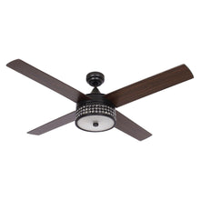 Cargar imagen en el visor de la galería, 52&quot; Cason Modern Downrod Mount Reversible Ceiling Fan with Lighting and Remote Control
