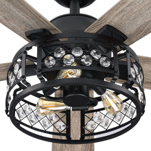 Load image into Gallery viewer, 52&quot; Divisadero Farmhouse Ceiling Fan with Remote Control
