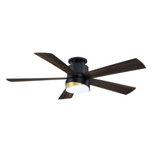 Cargar imagen en el visor de la galería, 52&quot; Flush Mount Smart Fan with LED Light
