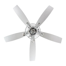 Cargar imagen en el visor de la galería, 52&quot; Howell Modern Downrod Mount Reversible Crystal Ceiling Fan with Lighting and Remote Control
