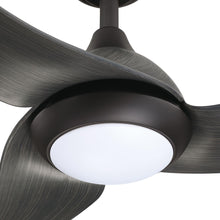 Cargar imagen en el visor de la galería, 52&quot; Industrial DC Motor Downrod Mount Reversible Ceiling Fan with LED Lighting and Remote Control
