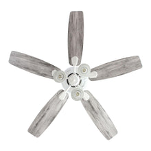 Cargar imagen en el visor de la galería, 52&quot; Traditional Flush Mount Reversible Ceiling Fan with Lighting and Remote Control
