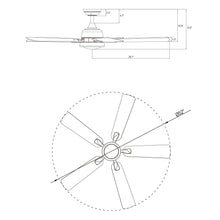 Carregar imagem no visualizador da galeria, 52&quot; Tata Nagar Industrial Brush Nickel Downrod Mount Reversible Ceiling Fan with Lighting and Remote Control

