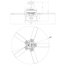 Cargar imagen en el visor de la galería, 52&quot; Urbana Downrod Mount Reversible Industrial Ceiling Fan with Lighting and Pull Chain
