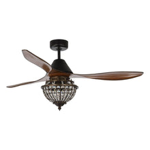 Cargar imagen en el visor de la galería, 52&quot; Vicky Farmhouse DC Motor Downrod Mount Reversible Ceiling Fan with Lighting and Remote Control
