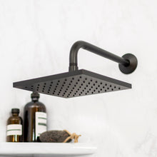 Carregar imagem no visualizador da galeria, 12 in. L-Shaped Shower Head Extension Arm (Black Finish)
