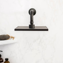 Carregar imagem no visualizador da galeria, 12 in. L-Shaped Shower Head Extension Arm (Black Finish)
