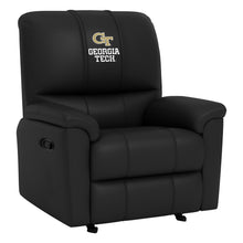 Load image into Gallery viewer, Rocker Recliner with Georgia Tech Yellow Jackets Wordmark Logo
