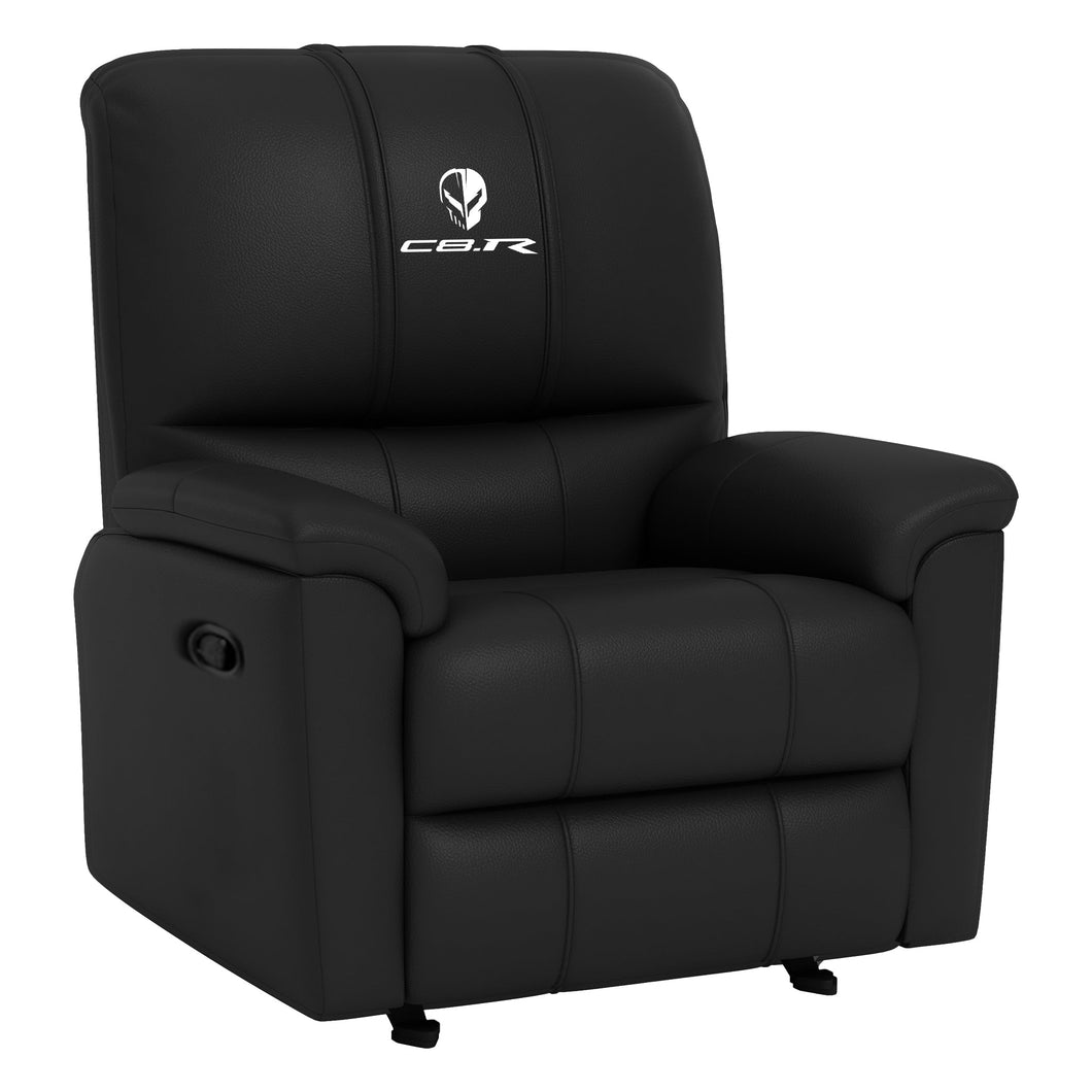 Rocker Recliner with C8R Jake White Logo