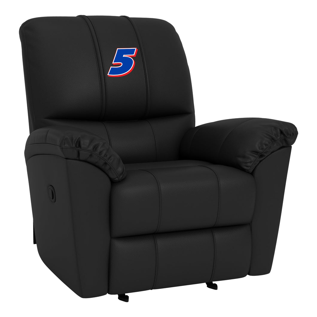 Rocker Recliner with Kyle Larson #5 Blue Logo