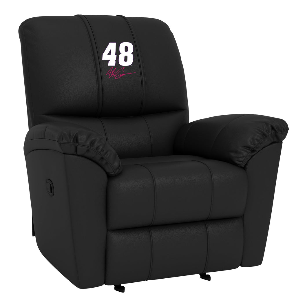 Rocker Recliner with Alex Bowman #48 with Signature Logo