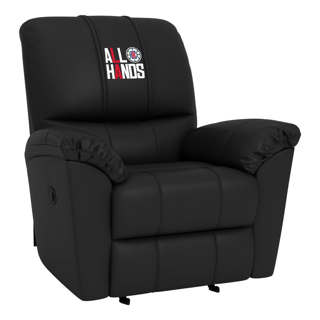 Rocker Recliner with Los Angeles Clippers Primary All Hands Playoffs