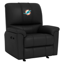 Load image into Gallery viewer, Rocker Recliner with Miami Dolphins Primary Logo

