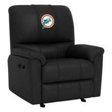 Load image into Gallery viewer, Rocker Recliner with Miami Dolphins Alternate Logo
