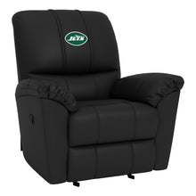 Load image into Gallery viewer, Rocker Recliner with New York Jets Legacy Secondary Logo
