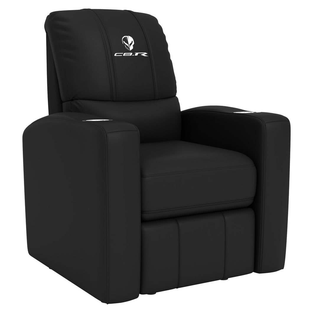 Stealth Recliner with C8R Jake White Logo
