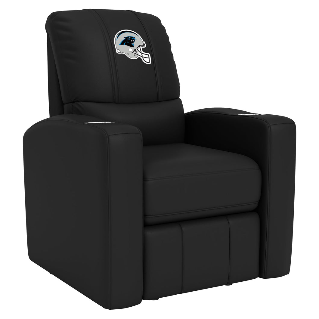 Stealth Recliner with  Carolina Panthers Helmet Logo