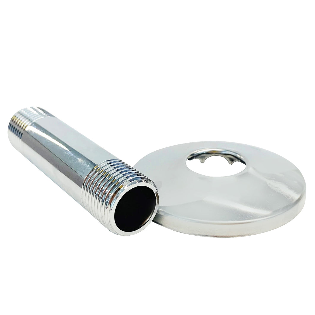 3 in. Shower Arm for Ceiling-Mounted Rainfall Showerhead (Chrome Finish)