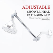 Carregar imagem no visualizador da galeria, 10 in. Solid Brass Shower Head Extension Arm (Chrome Finish)
