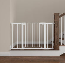 Carregar imagem no visualizador da galeria, Baby Gate Extra Wide 29.5-51.5&quot; Pressure Mounted Dog Gate with Walk Through Door
