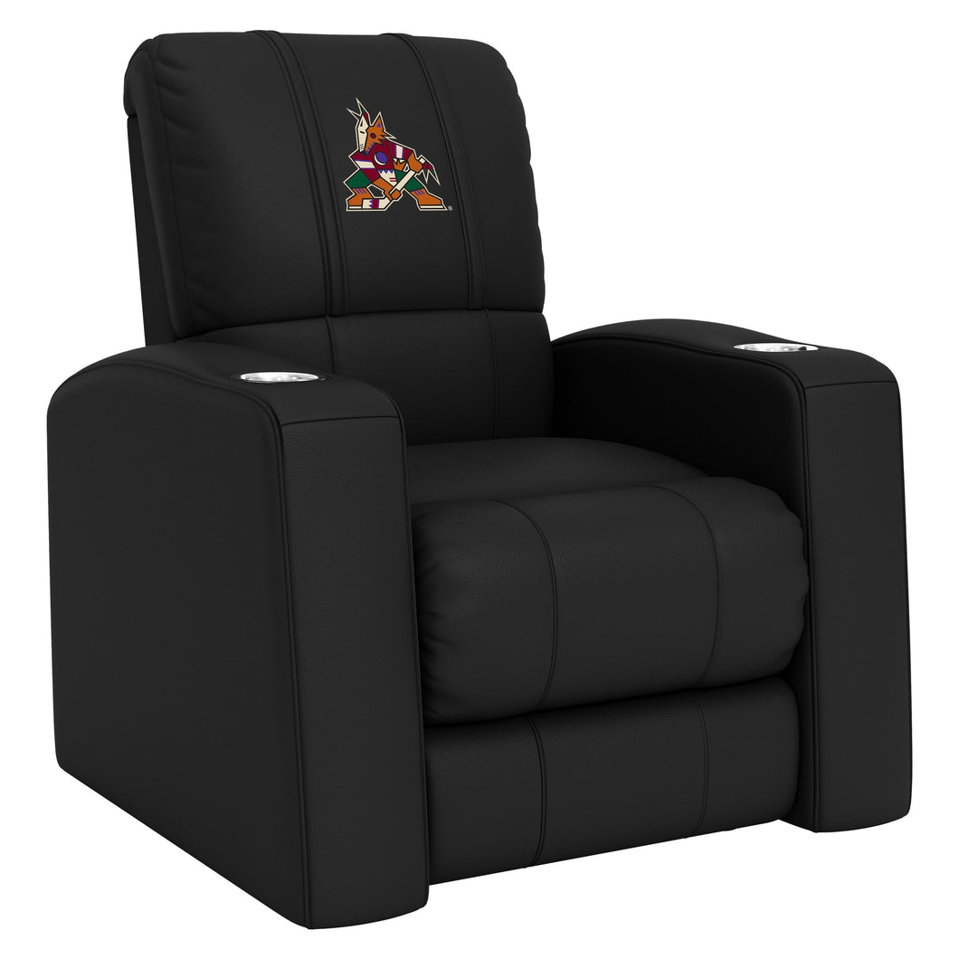 Relax Home Theater Recliner with Arizona Coyotes Primary Logo