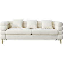 Carregar imagem no visualizador da galeria, 3-seater + 3-seater Combination sofa.White teddy(Ivory)
