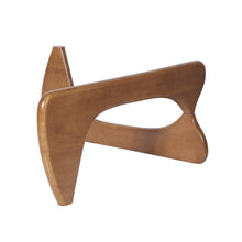 Load image into Gallery viewer, Light walnut Triangle coffee table Wood Base for living room
