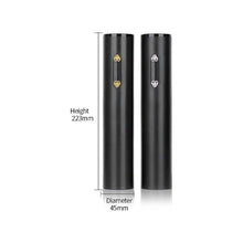 Load image into Gallery viewer, SELZALOT All Black Plastic Electric Wine Opener
