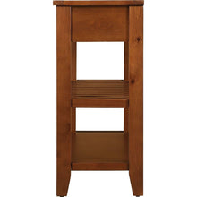 Load image into Gallery viewer, Console Sofa Table with 2 Storage Drawers and 2 Tiers Shelves, Mid-Century Style 42&quot; Solid Wood Buffet Sideboard for Living Room Furniture Kitchen Dining Room Entryway Hallway, Brown
